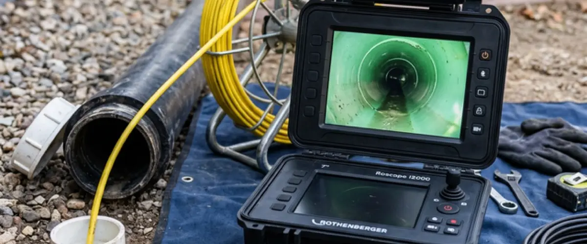 Sewer camera video inspection service in Metro Atlanta
