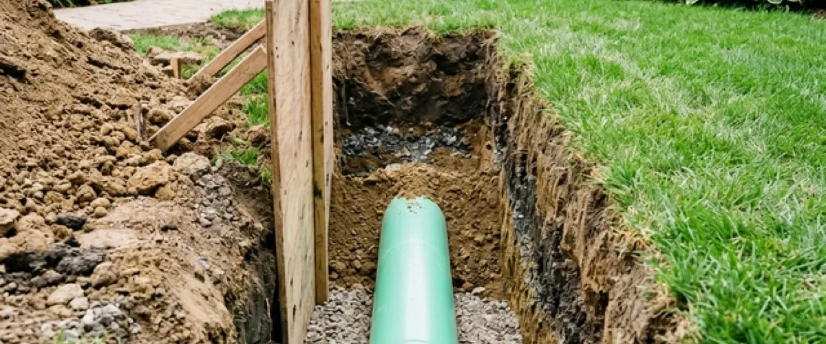 Main sewer line repair and replacement in Marietta, GA