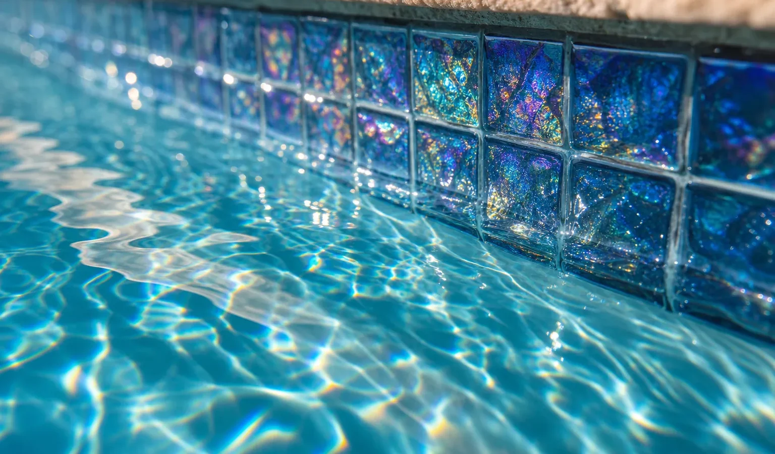 Glass tile, polished to jewelry
